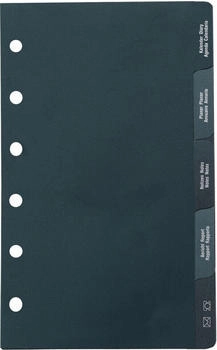 Rido Kalender-Register MINI+ | schwarz (7067802)