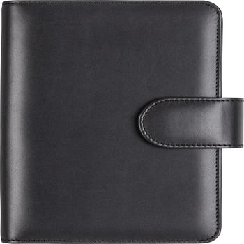 Rido Ringbuch Zeitplansystem Timing 2 | 93×172 mm, Leder, schwarz (706608390)