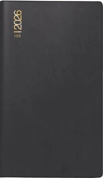 Rido Taschenkalender Mod. TM 15 2026 | A6, Kunststoff, schwarz (7012122906)