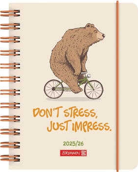 Brunnen Schülerkalender 2025/2026 „Bear“ | A6, Kunststoff (1071755036)
