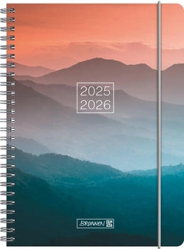 Brunnen Schülerkalender 2025/2026 „Misty Sunset“ | A5, Kunststoff (1072155206)