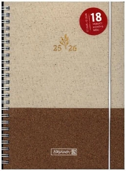 Brunnen Schülerkalender 2025/2026 „Naturality“ | A5, Textil (1072145256)