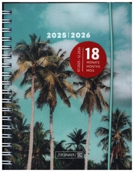 Brunnen Schülerkalender 2025/2026 „Tropical“ | A6, Kunststoff (1071855186)