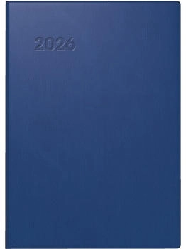 Brunnen Taschenkalender Mod. 713 2026 | A7, Kunststoff, dunkelblau (1071311306)