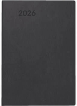 Brunnen Taschenkalender Mod. 713 2026 | A7, Kunststoff, schwarz (1071311906)