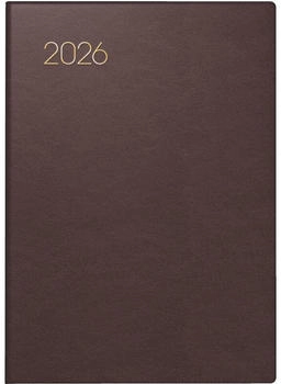 Brunnen Taschenkalender Mod. 713 2026 | A7, Leder, bordeaux (1071355296)