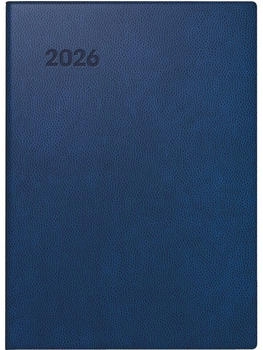 Brunnen Taschenkalender Mod. 731 2026 | A6, Kunststoff, dunkelblau (1073111306)