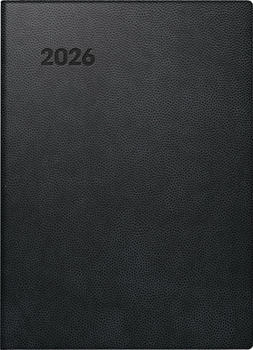 Brunnen Taschenkalender Mod. 731 2026 | A6, Kunststoff, schwarz (1073111906)