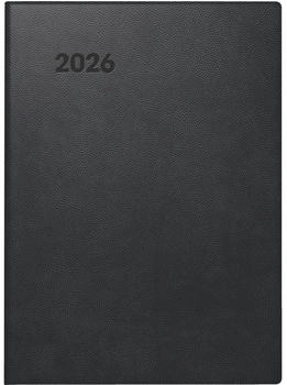 Brunnen Taschenkalender Mod. 736 2026 | A6, Kunststoff, schwarz (1073611906)