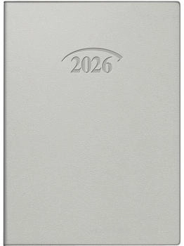 Brunnen Taschenkalender Mod. 736 2026 | A6, Kunststoff, silber (1073610926)
