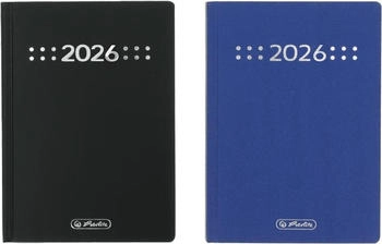 Herlitz Buchkalender Minitimer 2026 A6 zufällige Farbe (1 Stück)