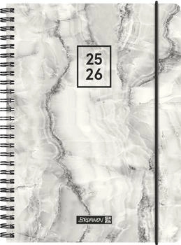 Brunnen Schülerkalender 2025/2026 „Grey Marble“ | A5, Kunststoff (1072155086)