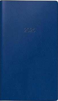 Brunnen Taschenkalender Mod. 753 2026 | A6, Kunststoff, dunkelblau (1075328306)