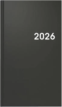 Brunnen Taschenkalender Mod. 756 2026 | A6, Kunststoff, schwarz (1075661906)