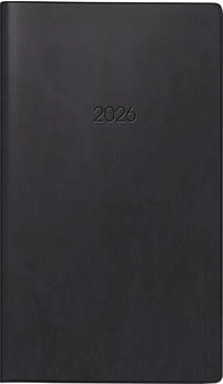 Brunnen Taschenkalender Mod. 758 2026 | A6, Kunststoff, schwarz (1075828906)