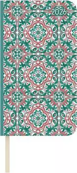 Alpha Edition Lady Journal Slim Oriental 2026 – Taschenkalender 9×16 cm