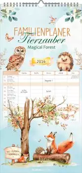 Alpha Edition Familienplaner Tierzauber - Kalender 2026