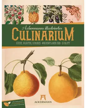 Ackermann Kunstverlag Culinarium Wochenplaner Kalender 2026 | Küche, Kräuter, Kurioses