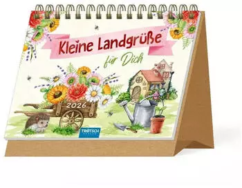 Trötsch Aufstellkalender Kleine Landgrüße 2026