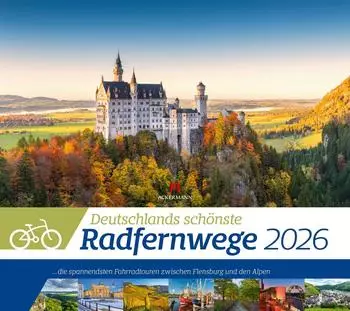 Ackermann Kunstverlag Deutschlands schönste Radfernwege Kalender 2026