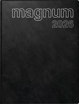 Rido Buchkalender magnum 18,3x24cm 1 Woche/2 Seiten Kunststoff Catana schwarz 2026