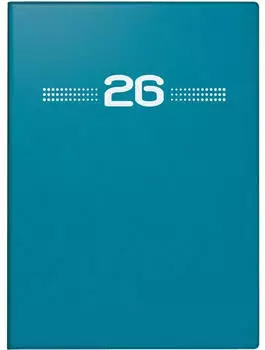 Rido Taschenkalender Perfect/Technik I 10x14cm 1 Woche/2 Seiten Kunststoff-Einband petrol 2026