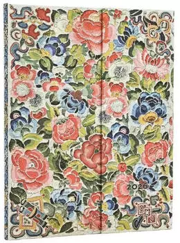 Paperblanks 12-Monatskalender 2026 Birnengarten, Ultra, Vertikal