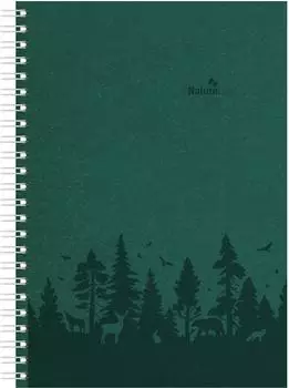 Neumann Verlage Alpha Edition - Wochenplaner Nature Line Forest Ringbuch 2026 - Taschenkalender A5 - 15×21 cm