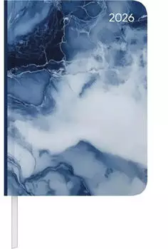 Neumann Verlage Daily Journal Marble 2026 - Taschen-Kalender A6 - Elefant - Day By Day