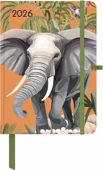 Neumann Verlage GreenLine Diary Jungle 2026 - Buchkalender 16x22 cm