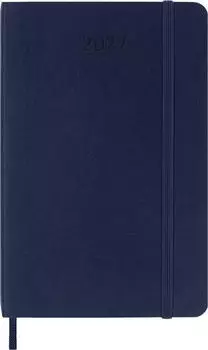 Moleskine Tageskalender 2027 Pocket/A6 Weicher Einband Saphir (8056999279448)