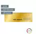 Rido Schreibtischquerkalender Septant 30,5x10,5cm 1 Woche/2 Seiten Chromolux gold 2026