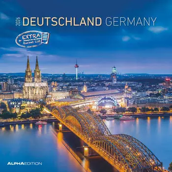 Neumann Verlage Alpha Edition - Deutschland Kalender 2026 - Wandkalender 30×30 cm