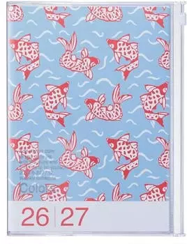 Mark's Europe 2026/27 Kalender A5 Muster Fisch
