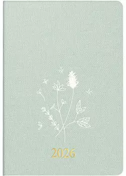 Rido Taschenkalender Partner Industrie I 7,2x11,2cm 1 Woche/Seite Kunstleder Trend Wild Flowers 2026