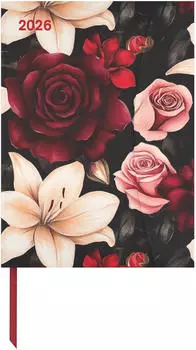 Neumann Verlage TeNeues - Dark Flowers 2026 - Buchkalender 16x22 cm
