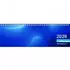 Neumann Verlage Tischquerkalender blau 2026 - 32x10,5 cm