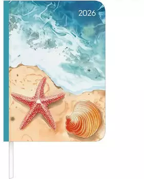 Neumann Verlage Lady Journal Beach 2026 - Taschenkalender A6 - 10,7x15,2 cm