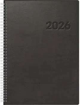 Rido Buchkalender Conform 21x29,1cm 1 Tag/Seite Kunststoff schwarz 2026