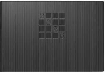 Rido Taschenkalender Septimus 15,2x10,2cm 1 Woche/2 Seiten Papier schwarz 2026