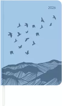 Neumann Verlage Lady Journal Grande Deluxe Sky 2026 - Taschen-Kalender A5 - 15x21 cm