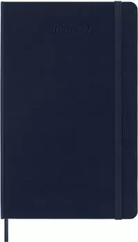 Moleskine 18-Monats-Wochenkalender 2026/2027 Hartcover Saphirblau Large (13x21cm)