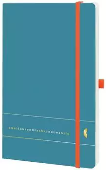 Chronoplan Origins Buchkalender 2026 A5 Wochenplaner Petrol (50456)