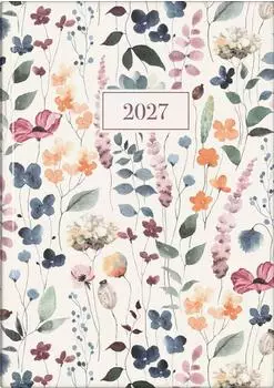 Brunnen Buchkalender Premium Young Line 2027 "Watercolor" A5 (7028507027)