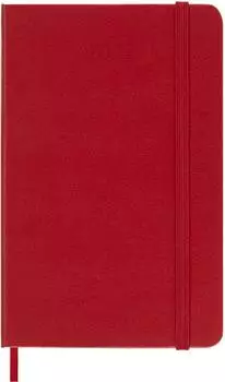 Moleskine Tageskalender 2027 Pocket/A6, 1 Tag/Seite, fester Einband, Scharlachrot