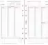 Chronoplan Kalendereinlage Wochenplan Midi 1 Woche/2 Seiten 2026 (50546)