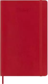 Moleskine 18-Monats-Wochenkalender 2026/2027 Softcover Scharlachrot, Large/A5 (8056999279837)