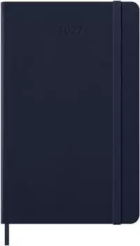 Moleskine Tageskalender 2027 Large/A5, 1 Tag/Seite, Hardcover, Saphir