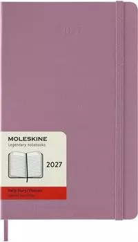 Moleskine 12-Monats-Tageskalender 2027 Large Hardcover, majest&auml;tisches Pink (8056999279158)