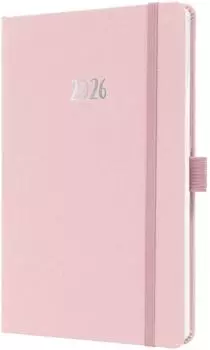 sigel Jolie Wochenkalender 2026 A5 Rosa, Hardcover (J6405)